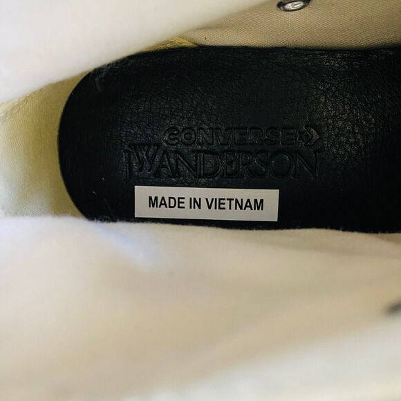 CONVERSE x JW ANDERSON Black White Chuck 70 High Top Americana - US 7 #160807C - Picture 7 of 8